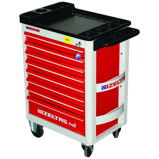 İzeltaş 8241 Pro Serisi Takım Dolabı (5-6-7-8 Çekmeceli)